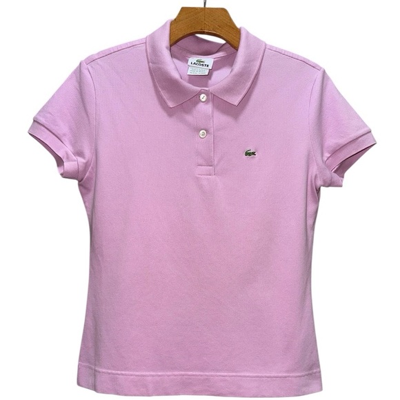 Lacoste Pink Women’s Polo size 42 / Large - Picture 1 of 10